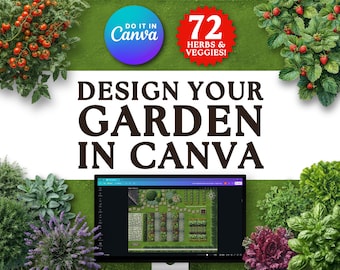 ¡DISEÑA tu JARDÍN en CANVA hoy mismo! ¡Canva *Gratis* es todo lo que necesitas!