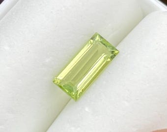 Natural Tourmaline | 8x4 mm |  Baguette Cut Gemstone | 0.79 Cts | Ring Size Tourmaline #890
