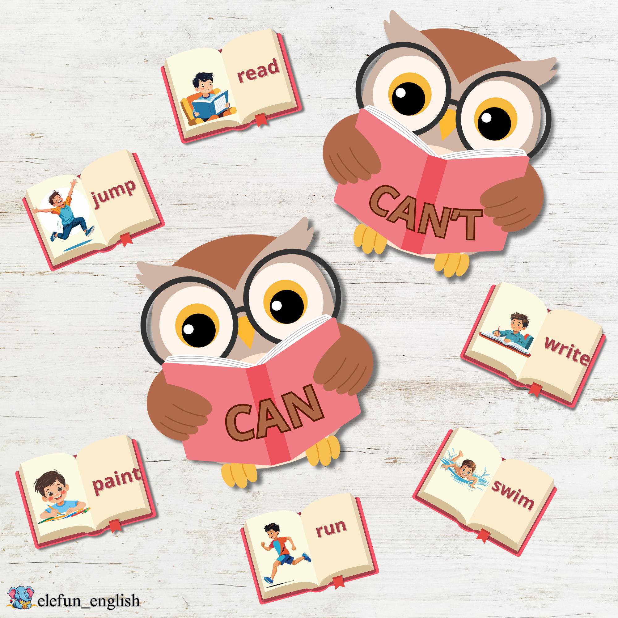 CAN / CAN’T Sorting Game | English Modal Verbs Activity | PDF Printable ...
