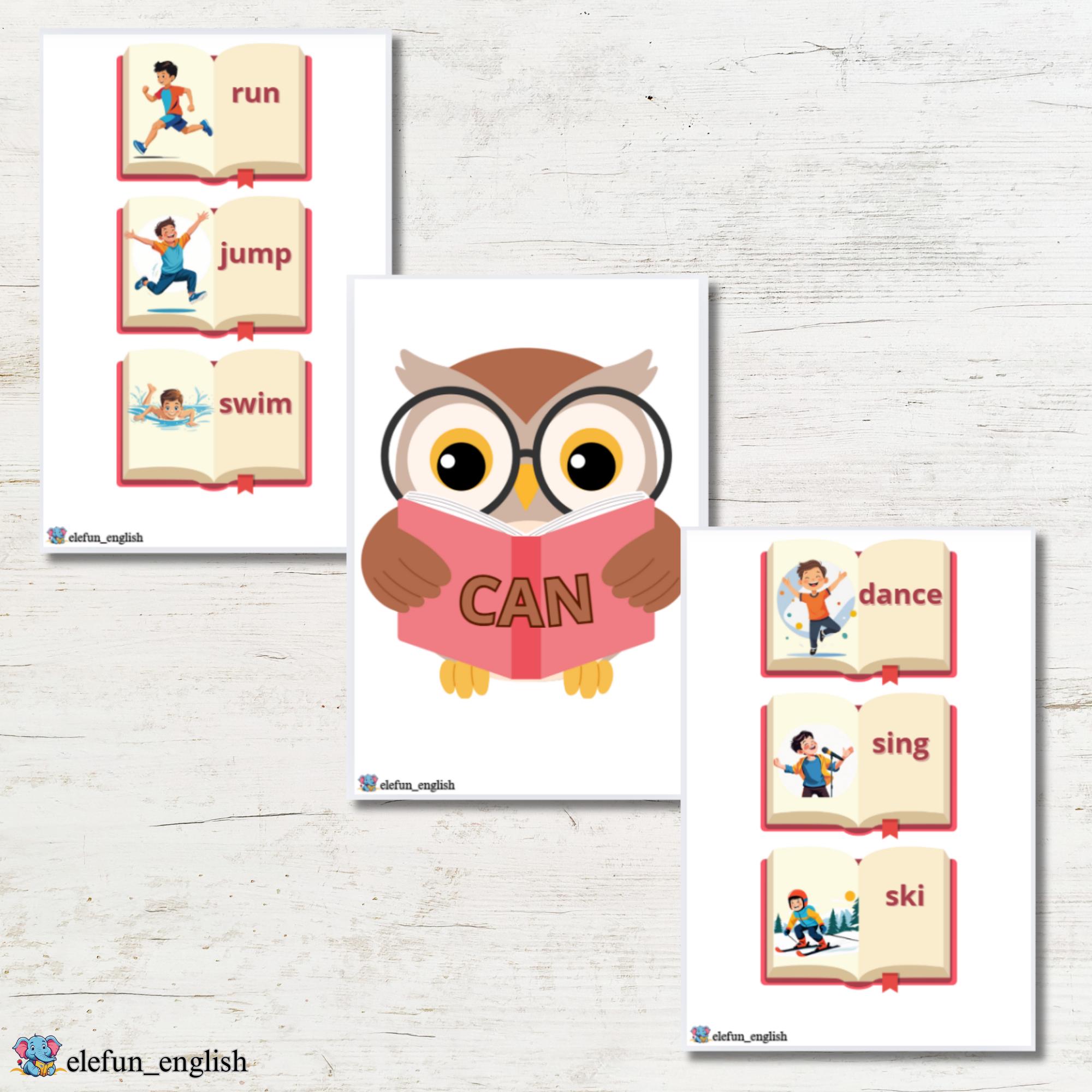 CAN / CAN’T Sorting Game | English Modal Verbs Activity | PDF Printable ...