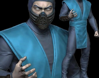 Sub-Zero 3D STL Printable Model - Mortal Kombat Character, Collectible Figure, Home Decor