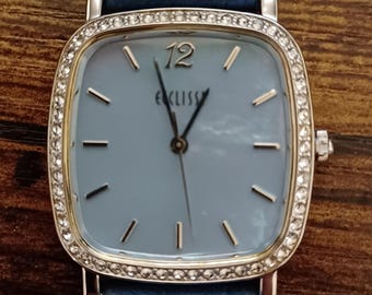 Ecclissi Sterling 925 Case With Turquoise Face Western Watch  display picture 1