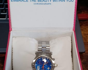 Renato beauty limited edition 809/1805 blue dial diamonds