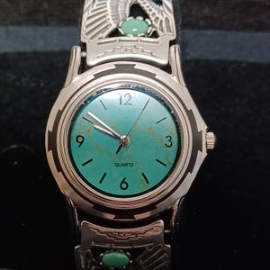 Vintage Turquoise Watch - Etsy Canada