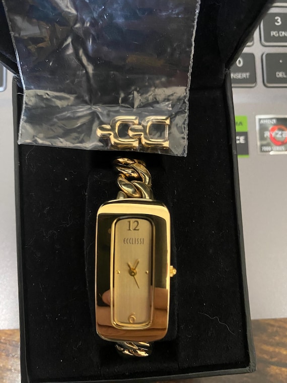 Ecclissi Ladies Gold Tone Sterling Silver Watch 80175  display picture 3