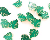 Monstera leaf Broche Pin Badge