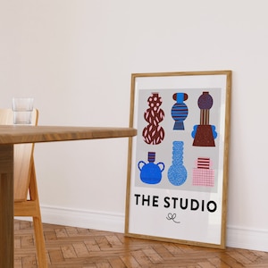 The ceramic studio Art print image 1