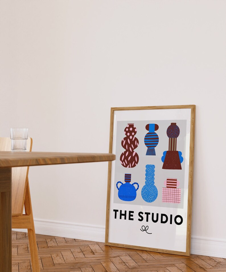 The ceramic studio Art print image 1