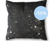 Galaxy screenprinted cushion cover - last pieces!