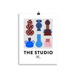 The ceramic studio - Art print