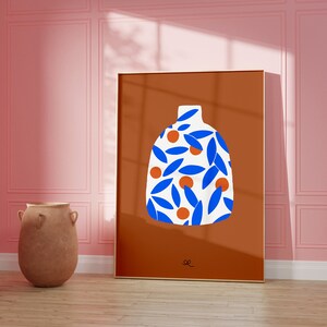 the orange vase art print image 4