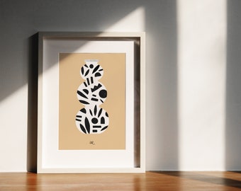 Artprint - Drawing of a vase