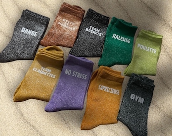 Chaussettes paillettes