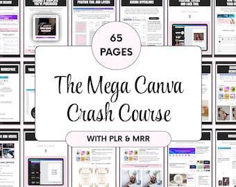Curso intensivo de Canva: Guía de Canva para MRR/PLR con videotutoriales (descarga en PDF)