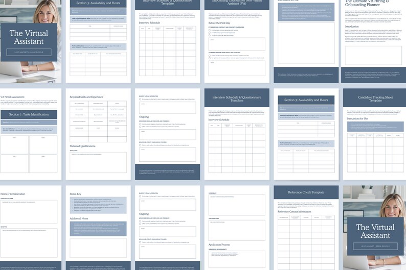 Virtual Assistant Bundle: Email Templates, Lead Magnet, Website ...