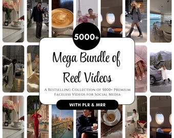 5000+ Instagram Reels, Faceless Marketing Videos (MRR/PLR) (PDF Access Links)