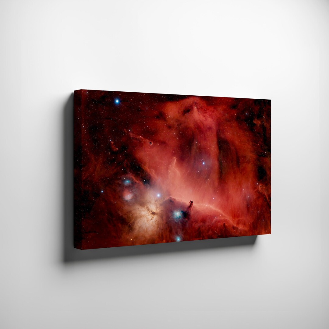 Space Artwork of Horsehead Nebula on Canvas for Home Decor - Etsy