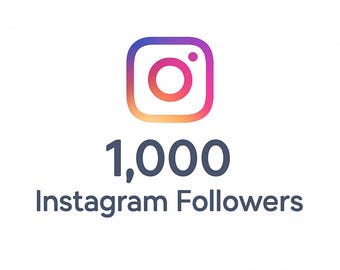 1 000 abonnés Instagram - Réels, de haute qualité, livraison rapide
