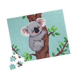 Koala Puzzle - 110, 252, 520, 1014-piece, Fun Family Activity, Gift for Kids, Rainy Day Entertainment, Cute Wall Art