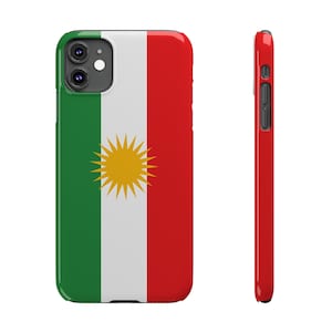 Kurdistan Flag Phone Cases, Kurdish Flag iPhone Cover, Kurdistan Pride Mobile Case, Kurdish Gift for Him/Her, Patriotic Phone Accessories