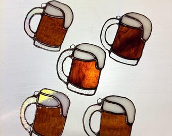 Stained Glass Beer Glass