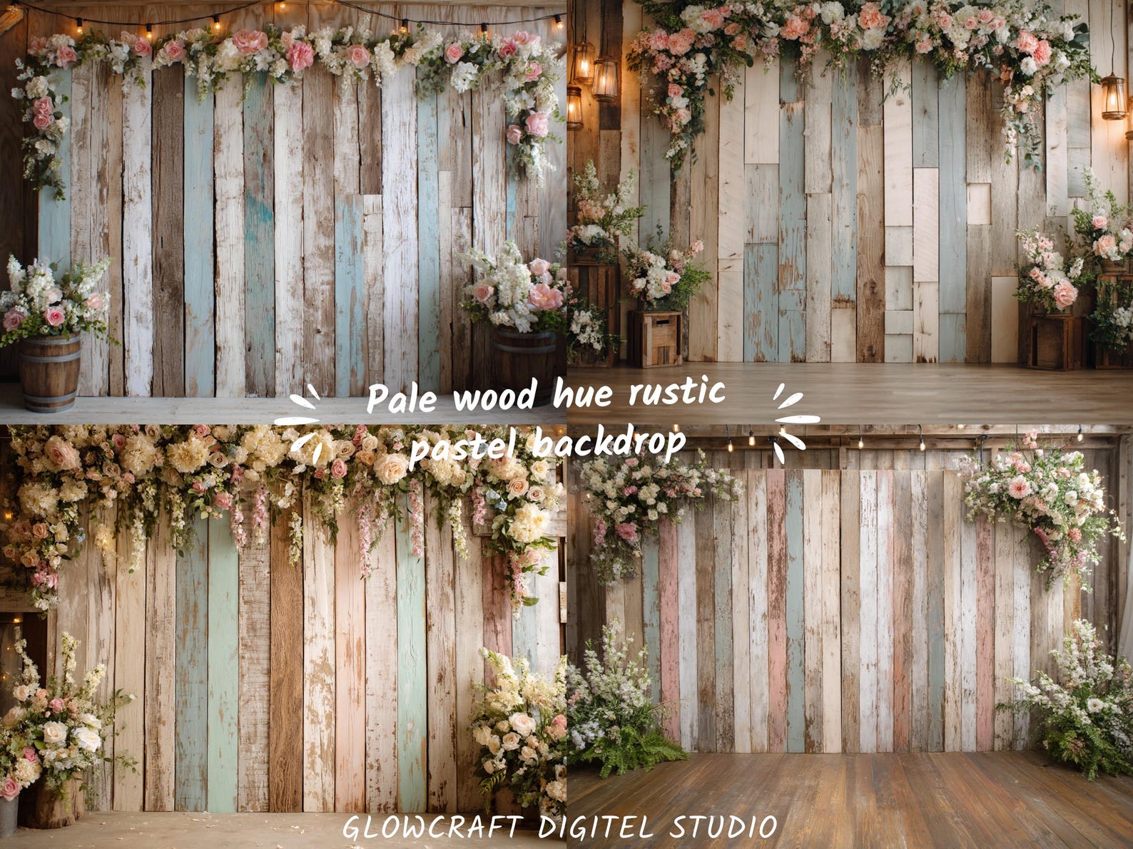 60 Rustic Wooden Photography Backdrop | Digital Background for Newborn ...