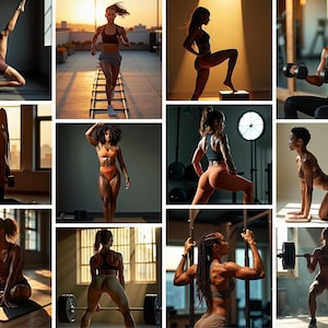 Melanin fitness woman tying shoes before run, self-care and health image for lifestyle campaigns.