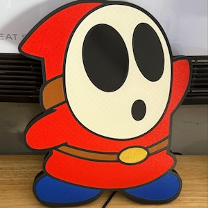 Shy Guy from Super Mario Brothers Wall Plaque Sign