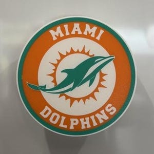 Miami Dolphins Wall Plaque Sign