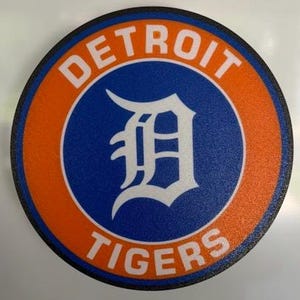Detroit Tigers Wall Plaque Sign