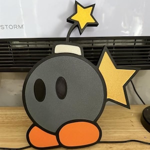Bomb from Super Mario Brothers Wall Plaque Sign