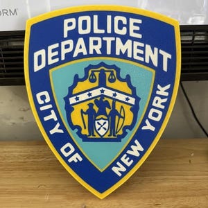 NYPD Wall Plaque Sign