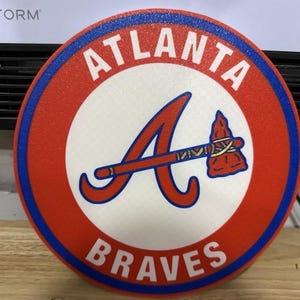 Atlanta Braves Wall Plaque Sign
