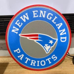 New England Patriots Wall Plaque Sign