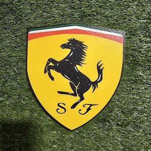 Ferrari Wall Plaque Sign