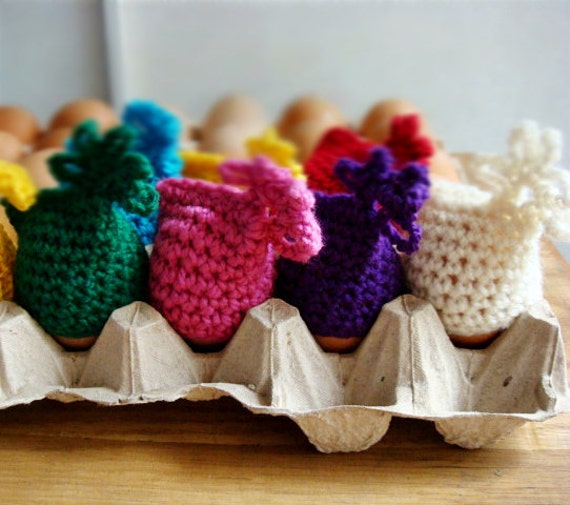 Crochet Easter Egg Covers Pattern Easter Home Decor Egg Cozy Etsy
