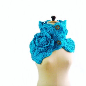 CROCHET PATTERN Button Up Chunky Cowl, Crochet Scarf Pattern, 219 画像 2