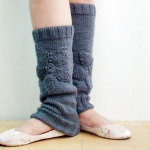 Knitting PATTERN Ballet Yoga Legwarmers Knit Dancer Leg Warmers Pattern, 13 image 1