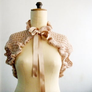 Victorian Shrug Crochet PATTERN Crochet Bolero Crochet Wrap Shrug Pattern