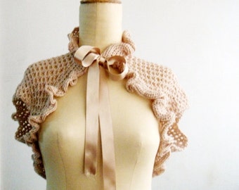 Victorian Shrug Crochet PATTERN Crochet Bolero Crochet Wrap Shrug Pattern