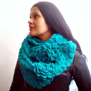 Infinity Loop Circle Scarf Pattern Crochet Cowl Pattern, 50 画像 2