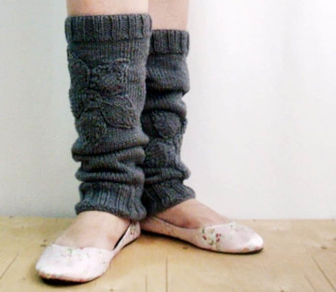 Knitting PATTERN Ballet Yoga Legwarmers Knit Dancer Leg Etsy