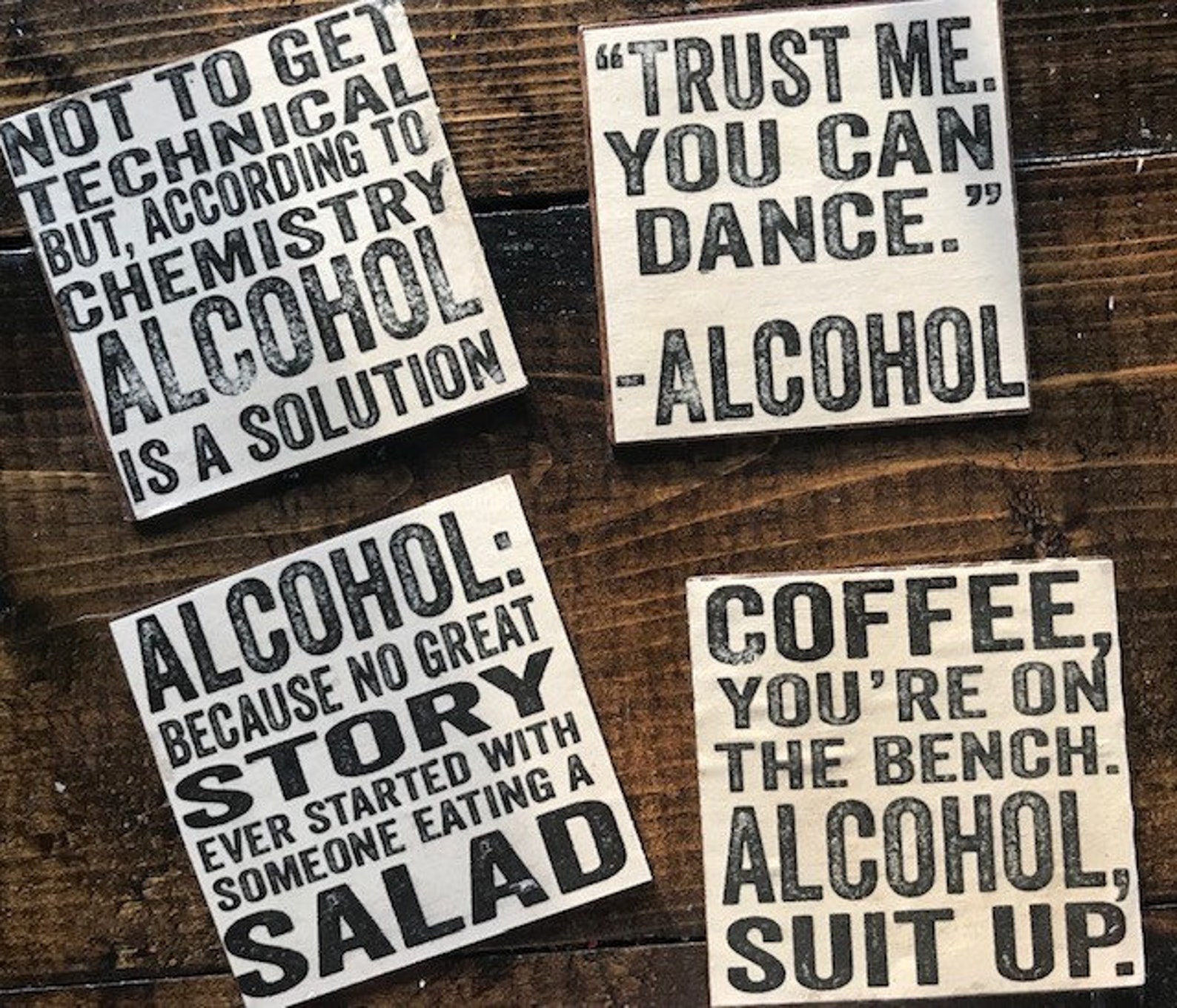 Drink Coasters Funny Etsy