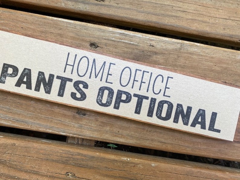 Work From Home Desk Signs Funny Desk Signs for Home Office Etsy