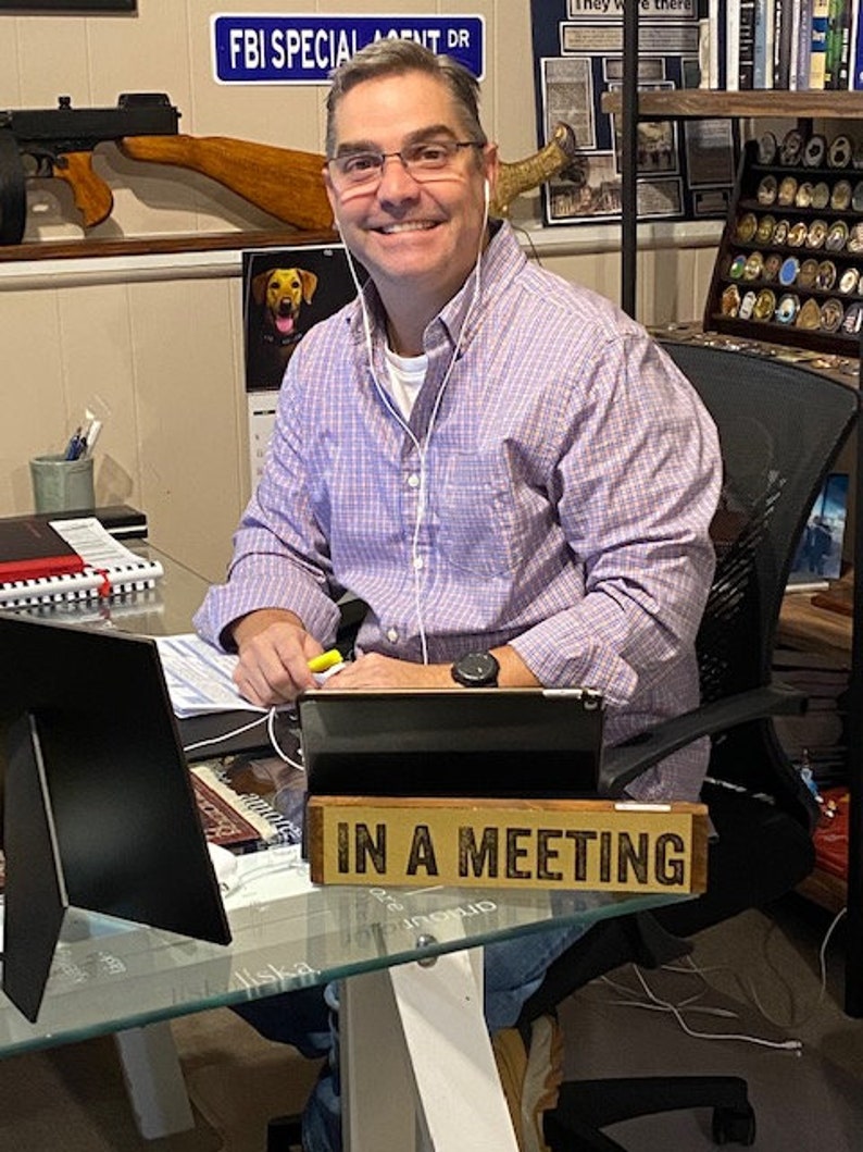 Work From Home Desk Signs Funny Desk Signs for Home Office Etsy