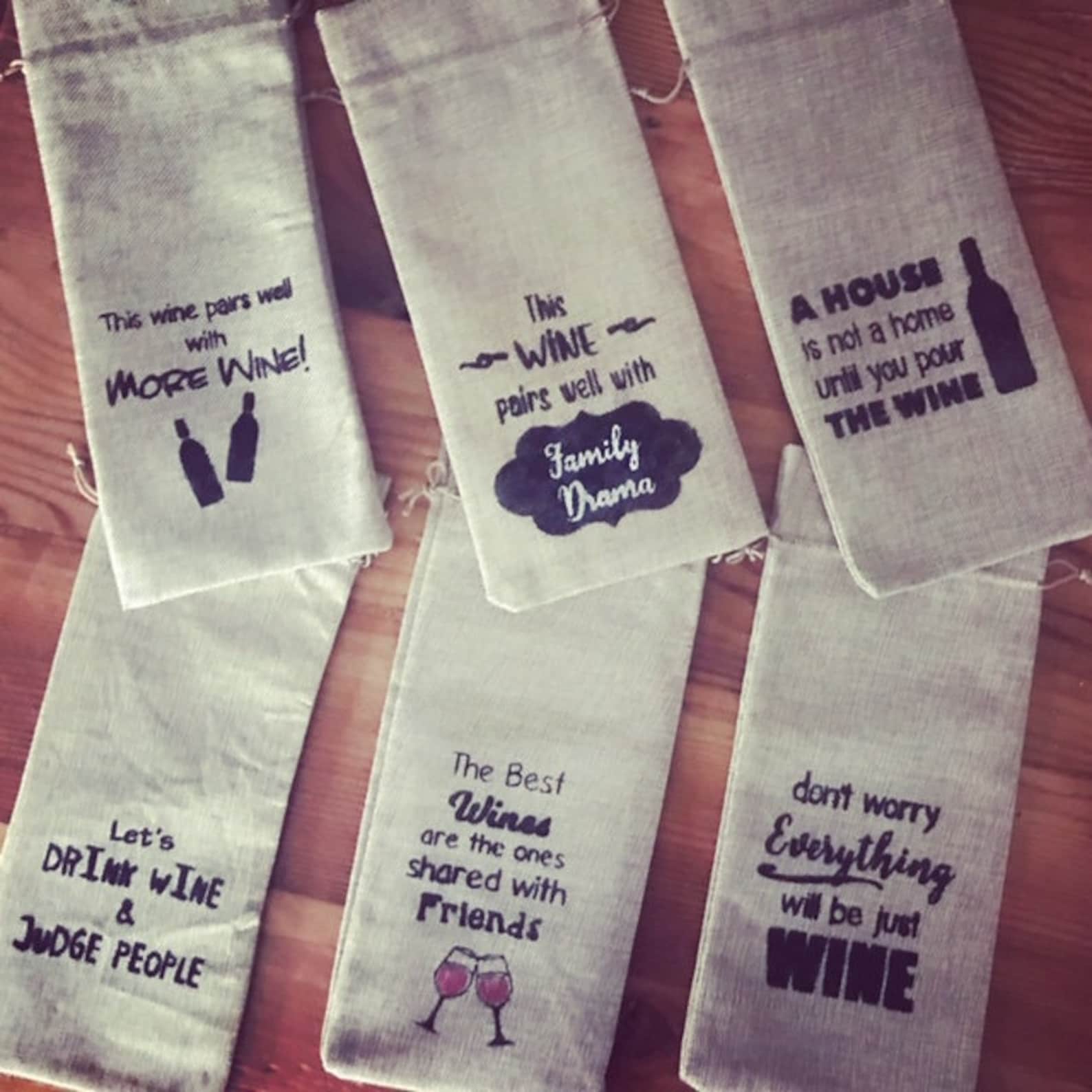 Everyday Wine Bags, Funny Sayings Wine Gifts Etsy