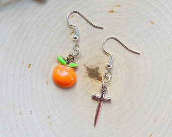 Jim’s Oranges OFMD Earring Set - Our Flag Means Death  Inspired Earrings