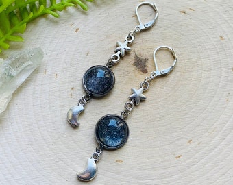 Celestial Night Court Earrings - Acotar Earrings / Feyre Earrings / Booktok Accessories