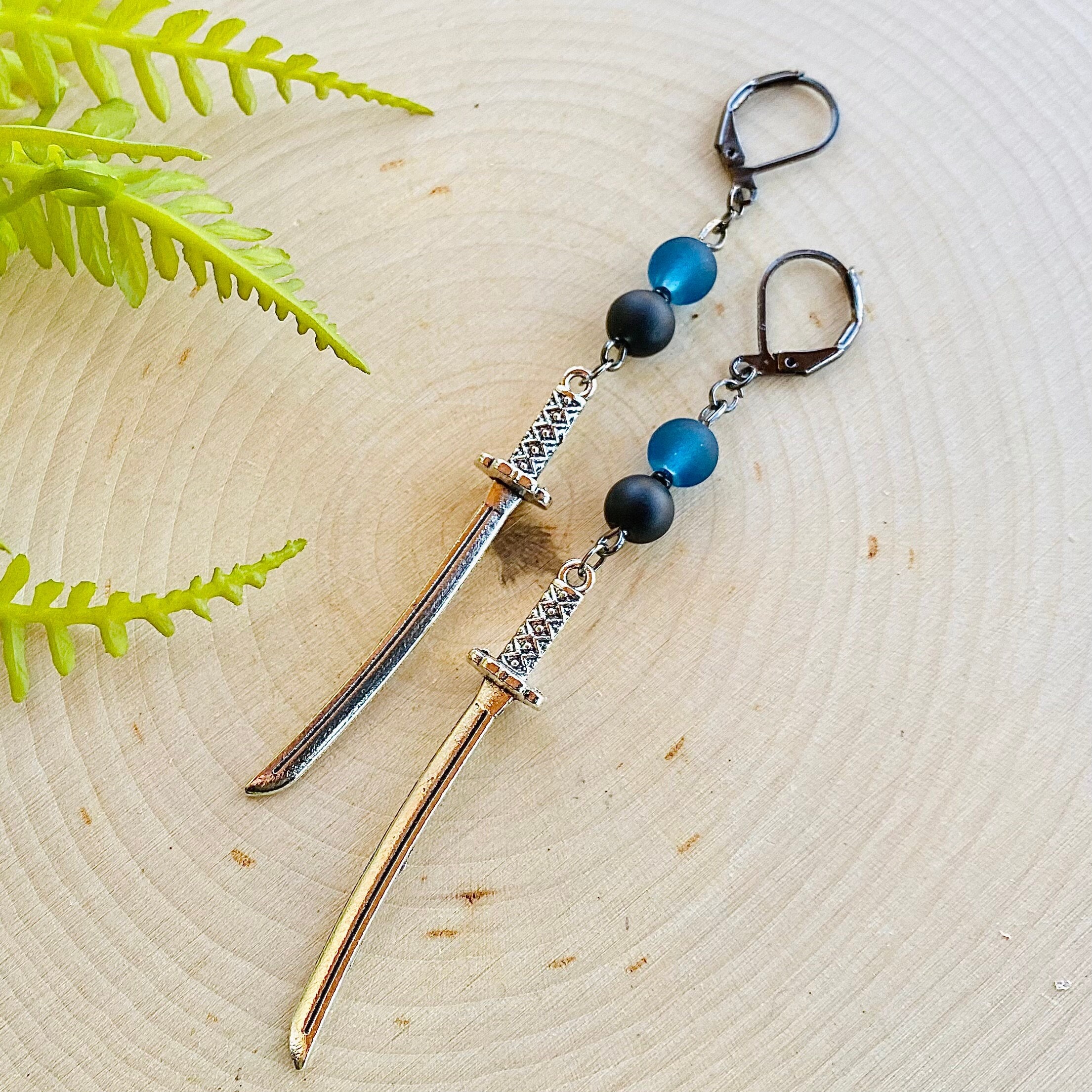 Chainsaw Man Aki Beaded Earring Set - Anime Earrings / Anime
