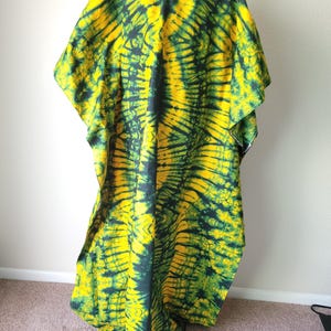 African Adire Bubu Dress, Nigerian Tie-Dye Kaftan, Boho Maxi Caftan, Loose Fit Resort Wear, Festival Outfit, Plus Size African Dress